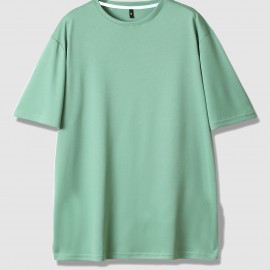 Men's Breathable Moisture-wicking Short Sleeve T-shirt For Spring And Summer