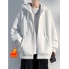 Men's Hooded Jacket Casual Long Sleeve Hoodies With Zipper Gym Sports Hooded Coat For Spring Fall